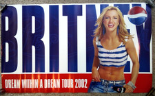 2002 PEPSI ADVERTISING POSTER BRITNEY SPEARS DREAM TOUR POSTER 36
