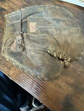 Early 1900's Baseball Glove Catchers Mitt Rawlings old leathers  buckle strap picture