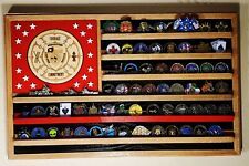 Houston Texas Fire Department Challenge Coin Display Flag 36x20 picture