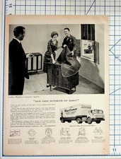Vintage Mayflower Transit Ad 1950s Moving Company Ephemera Magazine Print picture