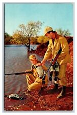 Thomasville, GA Georgia Vintage Duck Hunting Hunters Postcard Posted 1967 picture
