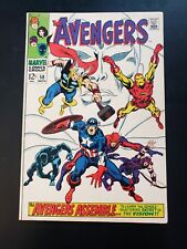 Avengers 58 F/VF 7.0 Origin & 2nd Appearance of Vision Marvel 1968 picture