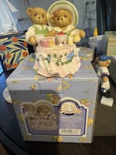 RARE DUAL SIGNED Cherished Teddies Hilary & KurtisCT0043 Priscilla & Glenn w/Box picture