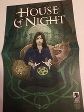 House of Night vintage Poster P C Cast Strain Guillermo Del Toro 2 sided horror picture