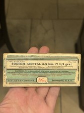 AMYTAL Eli Lilly Bottle Amobarbital BARBITURATE Kit Quaalude RARE *Make Offer* picture