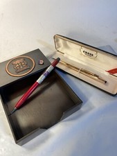MFA Ins. Cross Pen, 1/20 14k GF & Sheaffer Mech. Pencil, Pin, Paper Holder picture