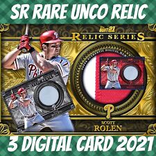 Topps bunt 21 scott rolen sr + rare + unco relic series s/5 2021 digital card picture