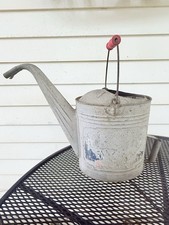 Vintage 1930s-40s Large Metal Prestone Anti- Freeze Can with Spout picture