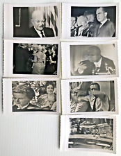 Nikita KHRUSHCHEV Sept. 1959 US visit PHOTOGRAPHS taken from TV Eisenhower Nixon picture