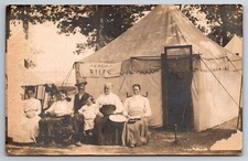 Vintage Postcard Camp Riley Kansas ? People RPPC Real Photo -*12562 picture