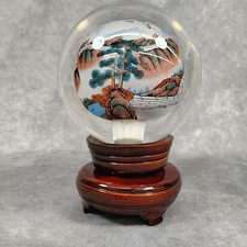 Chinese Reverse Inside Painted Glass 4.5