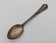 Vintage Hotel Texas Fort Worth Teaspoon Reed & Barton Tarnished Worn Used picture