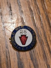 Original WW1 US Army 28th Division Veteran's Pin picture