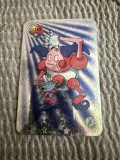 Rare Silver Set Mr Mime Vending Prism Sticker Card #1243, Pocket Monster picture