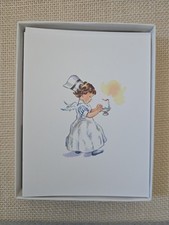 Vintage Kristin Elliott Nurse Angel Notes Cards 8 Cards/ Envelopes New In Box picture