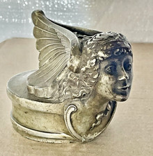 Antique 1926-1929 Buick Flying Goddess Radiator Cap Hood Ornament Nickel Plated picture