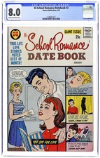 Hi-School Romance Date Book #2 CGC 8.0 1963 4188051017 picture