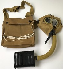 WWI US M1917 US ARMY SBR GAS MASK & CARRY BAG picture
