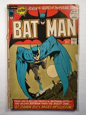 Batman #241 VG- Iconic Neal Adams Cvr DC Comics 1972 Cover Detached @ Top Staple picture