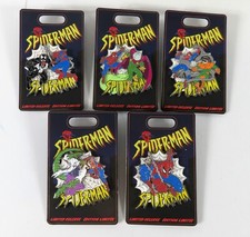 Disney Marvel Spider-Man Limited Release 5 Pin Set Venom Mysterio Dr Octupus picture