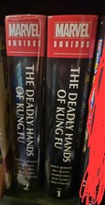 Marvel Omnibus Shang-Chi Master of Kung-Fu 2 volume lot Brand New Sealed picture