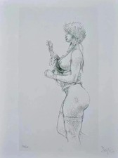 Paolo SERPIERI Signed Erotic Offset Print Nu Poster, 200ex, 2009, Numbered picture