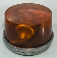 Vintage Dietz # 211 Orange/ Amber Beacon Light 4 Bulb ( 12 Volt ) WORKING Vtg picture