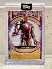 2025 Topps Marvel Collector Iron Man Perfection /15 Purple #83 Endgame picture