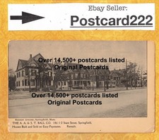 MA Springfield  postcard 1901-09 lots of Houses on Sumner Ave Built by Ball Co. picture