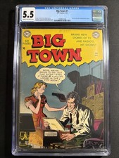 Big Town #1 CGC 5.5 1951 DC Comics Golden Age CBS Radio Television Drama *S11 picture