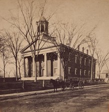 New Bedford Mass MA Court House Adams Stereoview Architecture Old Photo picture