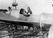 Oberleutnant Miller and Oberleutnant Schinzl on an Etrich racing m- 1912 Photo picture