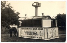RPPC - Cigar Show Case Maker's Parade Float, Waddell Co., Greenfield, Ohio, 1912 picture