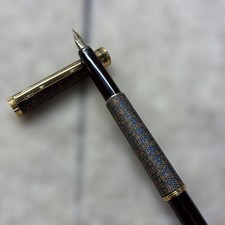 Burberrys Fountain Pen Burberry London Vintage Antique 14K Gold picture
