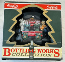 1995 Coca Cola Bottling Works Collection Barrel of Bears Christmas Ornament Box picture