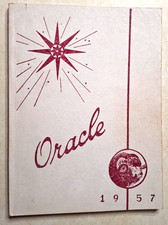 Bangor High School Maine Yearbook 1957 Vintage Oracle History 1950s ME Book picture