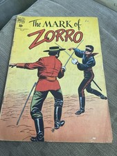 The Mark of Zorro #228 Dell Canadian Edition 1950 Rare 1st App Zorro In Comics picture