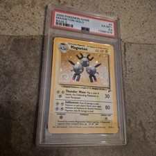 2000 Nintendo Pokemon Game MAGNETON Base II Holo #9 PSA 6.5 Pop (1) π₯ picture
