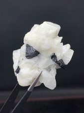 Natural Green Tourmaline Crystal on Quartz from Skurdu Pakistan / 55 Grams picture