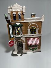 Dept 56 Coca Cola The Original Snow Village Corner Drugstore Lighted Store W Box picture