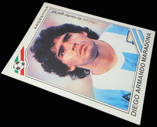 1986 PANINI MEXICO 86 DIEGO MARADONA ARGENTINA LA VACHE QUI RIT’ STICKER picture