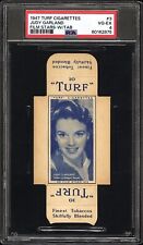 1947 Turf Cigarettes #3 Judy Garland PSA 4 *With Tab* picture
