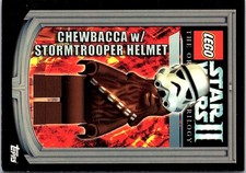 2006 Topps Lego Star Wars II #3 Chewbacca with Stormtrooper Helmet picture