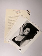 Diana Ross Press Release & Photos X3 Original EMI Records Promotional c. 1987 picture