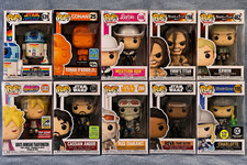 Funko Pop Vinyl Mixed Lot 10 Star Wars Barbie AOT Boruto Exclusives Glow picture