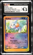 Mudkip e-League Reverse Holo Black Star Promos CGC 9.5 picture