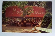 Elysburg PA~Birthday Pavilion~Knoebels Groves Amusement Resort~1959 UNP Postcard picture