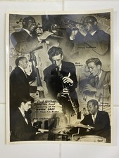 1948 VTG JAZZ AUTOGRAPHS Photo Flyer Savoy Cafe Boston POPS FOSTER Bob Wilber picture