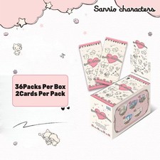 36 Packs KABAO Sanrio Characters Collection Trading Cards Booster Sealed Box New picture