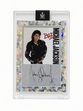 Michael Jackson Keepsake Album #10 BAD Laser Signagraph Platinum 50/50 OMEGA picture